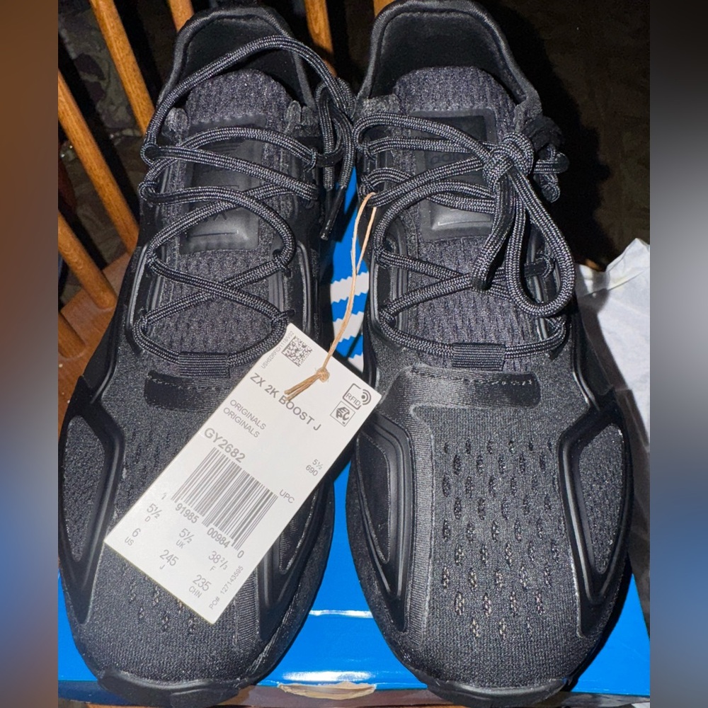Adidas ZX 2K Boost Triple Black Sneakers